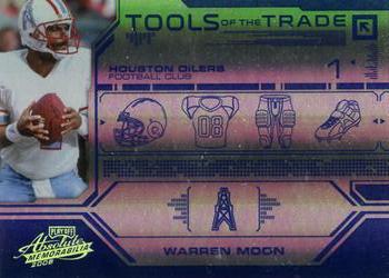 2008 Playoff Absolute Memorabilia - Tools of the Trade Blue Spectrum #TOTT 25 Warren Moon Front