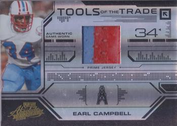 2008 Playoff Absolute Memorabilia - Tools of the Trade Material Black Spectrum #TOTT 18 Earl Campbell Front