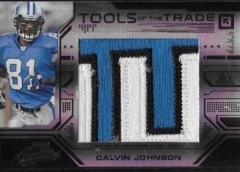 2008 Playoff Absolute Memorabilia - Tools of the Trade Material Oversize Black #TOTT 53 Calvin Johnson Front