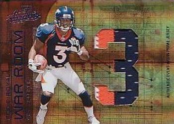 2008 Playoff Absolute Memorabilia - War Room Materials Oversize Jersey Number Prime #WR-13 Eddie Royal Front