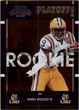 2008 Playoff Contenders - College Rookie Ticket Playoff Ticket #12 Early Doucet Front