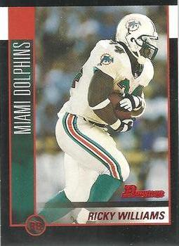 2002 Bowman #105 Ricky Williams Front