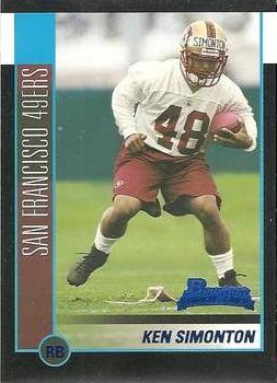 2002 Bowman #172 Ken Simonton Front