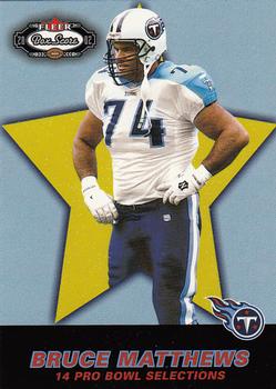 2002 Fleer Box Score #212 Bruce Matthews Front