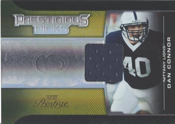 2008 Playoff Prestige - Prestigious Picks Materials Gold #PPI-36 Dan Connor Front