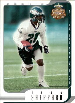 2002 Fleer Focus Jersey Edition #110 Lito Sheppard Front