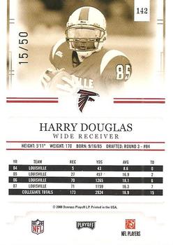 2008 Playoff Prestige - Xtra Points Purple #142 Harry Douglas Back