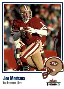 2002 Fleer Throwbacks #46 Joe Montana Front