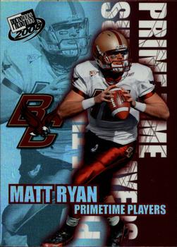2008 Press Pass - Primetime Players #PP-3 Matt Ryan Front