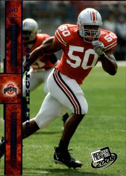 2008 Press Pass - Reflectors Blue #40 Vernon Gholston Front