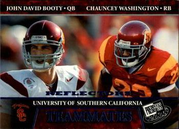 2008 Press Pass - Reflectors Blue #95 John David Booty / Chauncey Washington Front