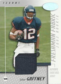 2002 Leaf Certified #111 Jabar Gaffney Front