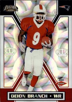 2002 Pacific Exclusive #98 Deion Branch Front