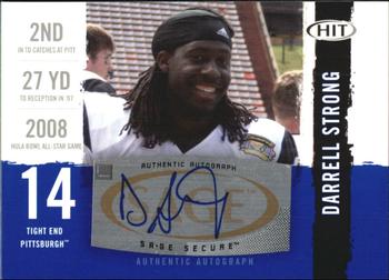 2008 SAGE HIT - Autographs #A74 Darrell Strong Front