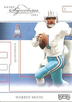 2002 Playoff Prime Signatures #60 Warren Moon Front