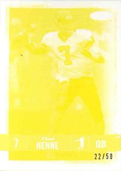 2008 SAGE HIT - Make Ready Yellow #7 Chad Henne Front