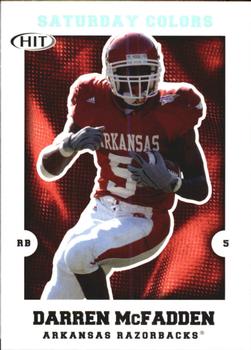 2008 SAGE HIT - Saturday Colors #S-18 Darren McFadden Front