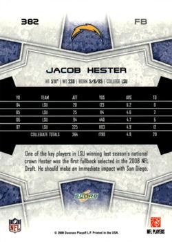 2008 Score - Updates #382 Jacob Hester Back