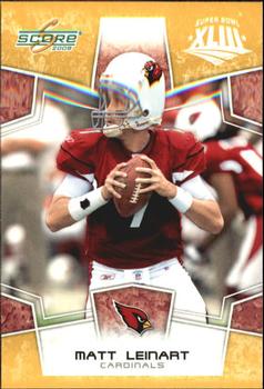 2008 Score - Super Bowl XLIII Gold #1 Matt Leinart Front