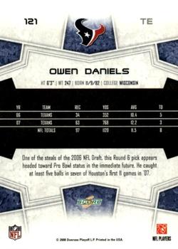 2008 Score - Super Bowl XLIII Gold #121 Owen Daniels Back