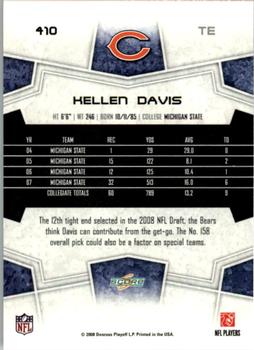 2008 Score - Super Bowl XLIII Green #410 Kellen Davis Back