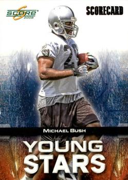 2008 Score - Young Stars Scorecard #YS-22 Michael Bush Front