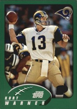 2002 Topps #1 Kurt Warner Front