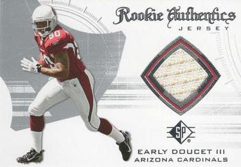 2008 SP Authentic - Rookie Authentics Jerseys #RA-6 Early Doucet Front