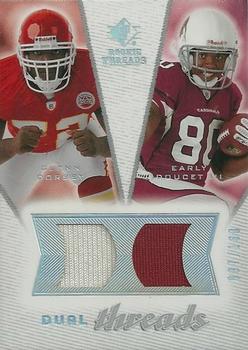 2008 SP Rookie Threads - Dual Threads 160 #DT-DD Glenn Dorsey / Early Doucet Front