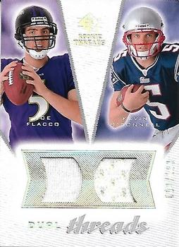 2008 SP Rookie Threads - Dual Threads 160 #DT-FO Joe Flacco / Kevin O'Connell Front