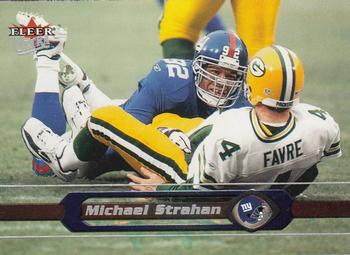 2002 Ultra #89 Michael Strahan Front