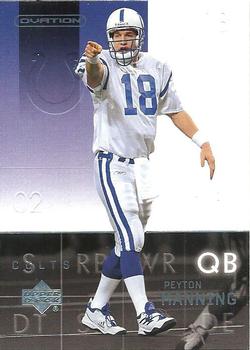 2002 Upper Deck Ovation #37 Peyton Manning Front