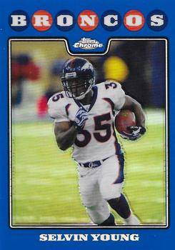 2008 Topps Chrome - Blue Refractors #TC49 Selvin Young Front