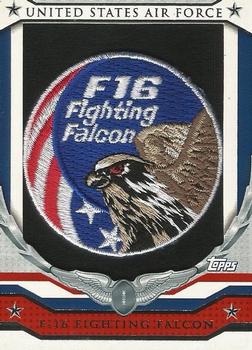 2008 Topps Chrome - Honor Roll Relic Patches #HRP-FF F-16 Fighting Falcon Front