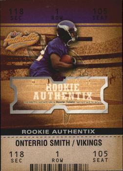 2003 Fleer Authentix #115 Onterrio Smith Front