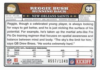 2008 Topps Kickoff - Silver Holofoil #99 Reggie Bush Back