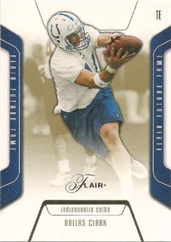 2003 Flair #109 Dallas Clark Front