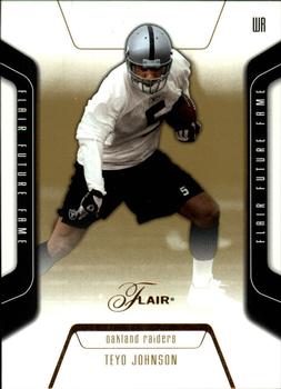 2003 Flair #119 Teyo Johnson Front