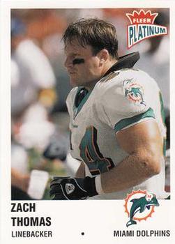 2003 Fleer Platinum #19 Zach Thomas Front