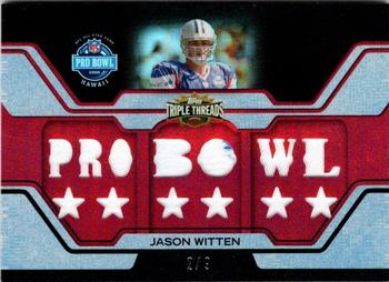 2008 Topps Triple Threads - Pro Bowl Patches #TTPBP-5 Jason Witten Front