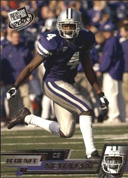 2003 Press Pass #38 Terence Newman Front