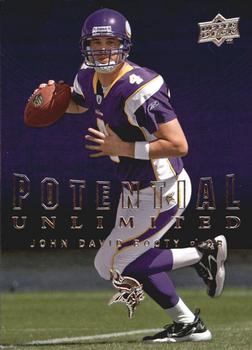 2008 Upper Deck - Potential Unlimited #PU1 John David Booty Front