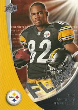 2008 Upper Deck Rookie Exclusives - Rookie Photo Shoot Flashbacks #RPSF8 Antwaan Randle El Front