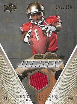 2008 Upper Deck - UD Rookie Jerseys Gold #UDRJ-DJ Dexter Jackson Front