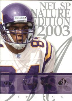 2003 SP Signature Edition #84 Randy Moss Front