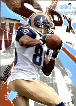 2003 SPx #60 Isaac Bruce Front