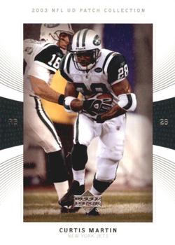 2003 UD Patch Collection #29 Curtis Martin Front