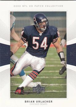2003 UD Patch Collection #64 Brian Urlacher Front