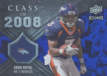 2008 Upper Deck Icons - Class of 2008 Blue #CO31 Eddie Royal Front