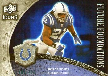 2008 Upper Deck Icons - Future Foundations Blue #FF4 Bob Sanders Front